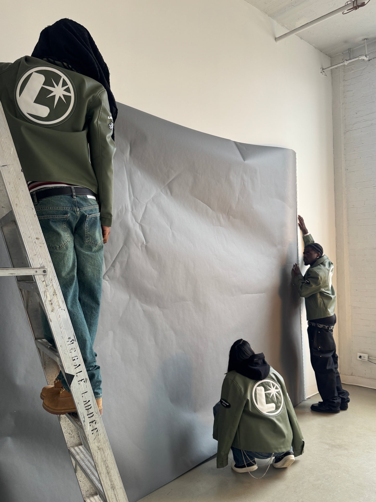 Echelon Green Leather Jacket